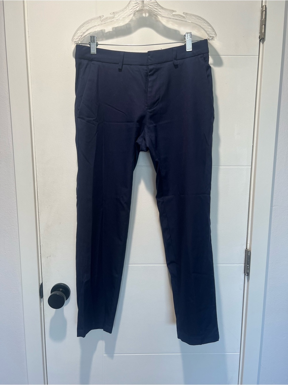 Men's Haggar Flex Series Classic Navy Blue Dress Pants - Size 30 x 29